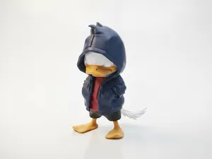 Cool Duck Hooded Figurine Animals 3D Printable