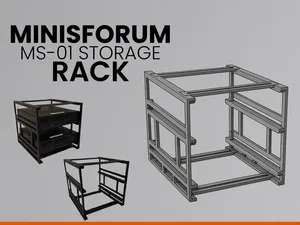 Minisforum MS-01 Storage Rack