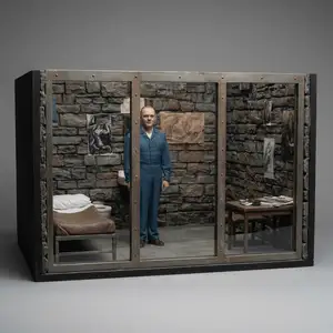 Silence of the Lambs - Hannibal Lecter Cell Scene - 1991