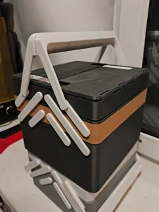 Cantilever tool/sewing box - screw connection 215x215