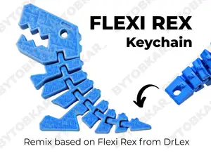 Flexi Rex Keychain