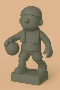 Cute lil' Basketball player