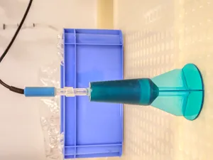 pH Electrode stand for measuring in 200 µL.