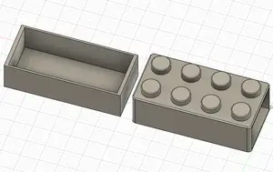 Lego Cube Storage Box