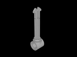 Lego Compatible (4254.dat) Technic Shock Absorber 6.5L Piston Rod