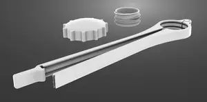 Clip with dispenser for laundry detergent powder