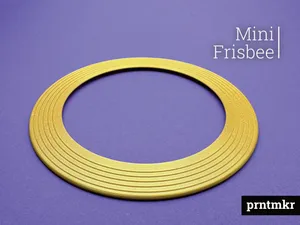 Mini-Frisbee - Small, but ultra stable flight!