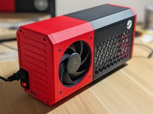 AMD BC-250 Industrial Style Case (Without stock cooler modification)