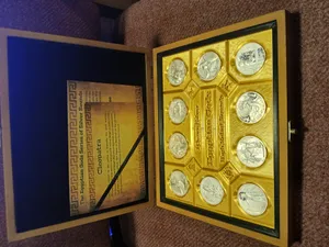 Egpytian Gods 2oz Silver Display Case Inserts