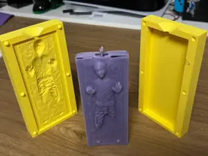 Han Solo in Carbonite Candle/Soap Mold