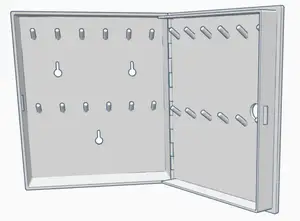 Simple but nice 24 key box / organizer for wall mounting