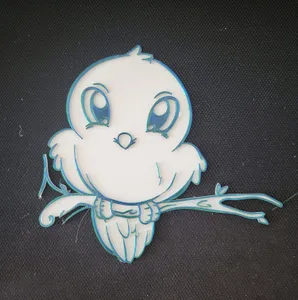 Cute little bird decor
