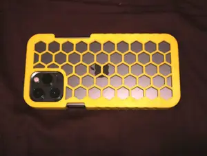 iPhone 12 pro max case_hex pattern