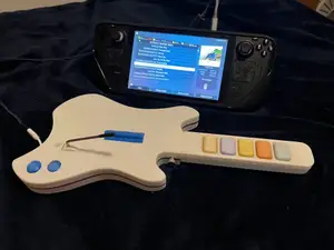 WhamCaster- Mini Clone Hero/ Guitar Hero controller with whammy