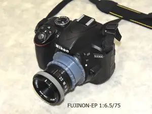 Photography adapter for enlarger lens (L39 to NIKON-F)