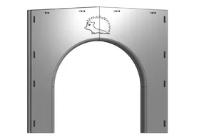 Garden fence gate for your hedgehog