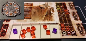 Tainted Grail Boardgame Disk-Counter and Resource-Cube-Holder