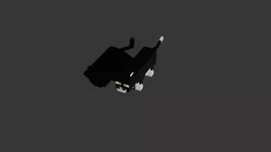Minecraft Tuxedo Cat - Voxel Fan Art 3D Model STL OBJ GLB 3D print model