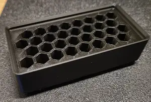 Gridfinity 1x2 bit holder (stackable)