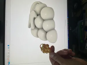 Grape keychain