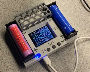 LiIon 18650 Battery Manager (Test, Charge, Discharge)