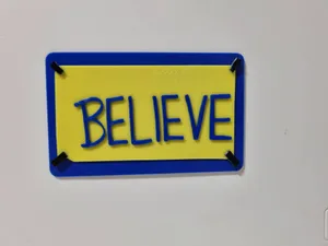 Ted Lasso - Believe plate