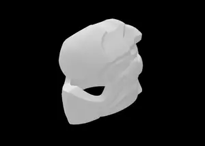 Lego Compatible (5990.dat) Minifig Headgear Ninjago Wrap Type 10 with Armor, Wraps and Knot
