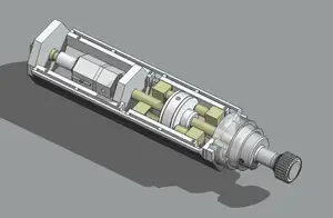 Airbus A320 FCU Push Pull mechanism