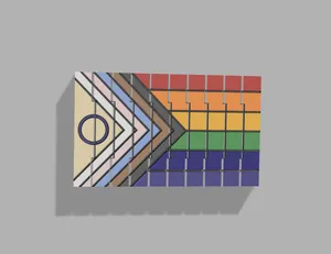 Waving Progress Pride Flag