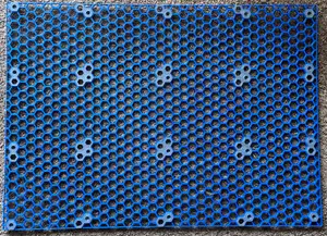 Honeycomb wall with borders/edges (max-sized for Ankermake M5 while allowing for many rows and columns)