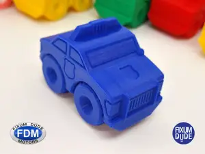 Fixum Dude Motors Print in Place Police Car