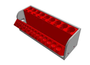 Drill Holder (Printinplace) - HSW Honeycomb Wall