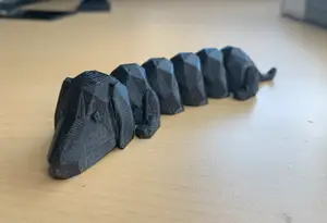 Flexible Dog - low poly Dachshund