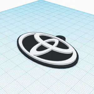 Toyota Logo Keychain