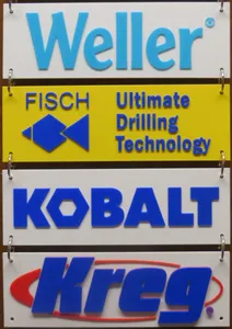 Tool Logos #8 (Kobalt, Kreg, Fisch, Weller)