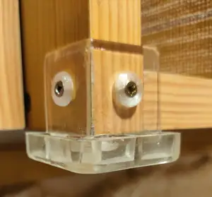 Furniture corner bumper washers