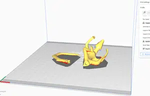 Monitor Hanging Dragon; Tail Separated