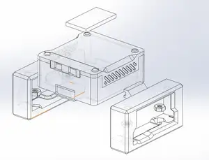 TPU mount for 03 air unit DJI 20.5x20.5 mounting pattern