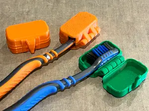 Toothbrush Travel Case print in place