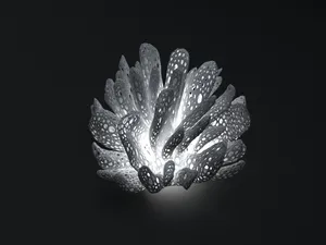 Coral lampshade