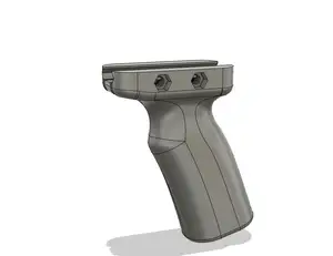 Stubby Worker style angled forgrip