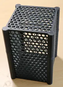 Moneybox with Hex-Walls (parametric)
