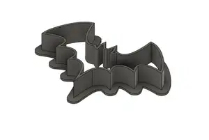 Halloween Bat cutter - cookie, playdough, fondant, polymer clay