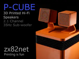 P-CUBE hi-fi speakers with Voxel subwoofer