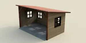 Toy Barn (for cars/tractors with scale 1:50)
