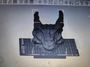 HP Robot Otto with a Dragons head Incorporated