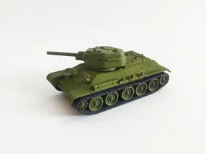 T34-76 tank model 1:72 scale
