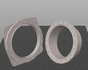 Portable AC duct quick connector 150mm