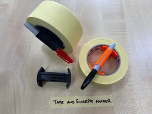 Tape and Sharpie Holder