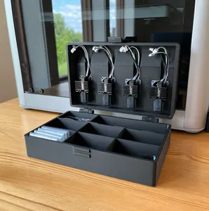Bambu Lab X1C Small Parts Storage Box w/Hotend Assembly Holders